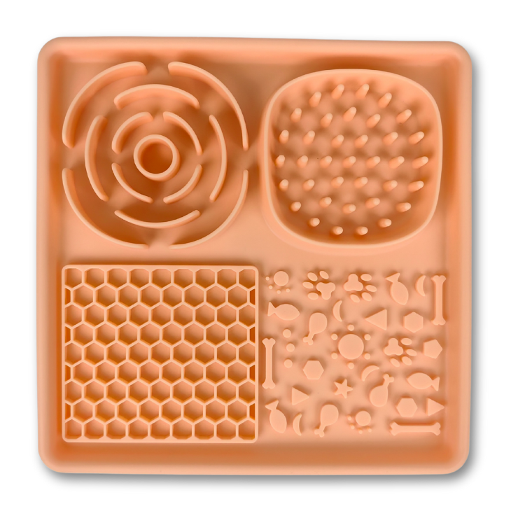 Slow feeder mat